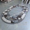 Ковер Коротковорсный Карпет Дизайн 21 Овал